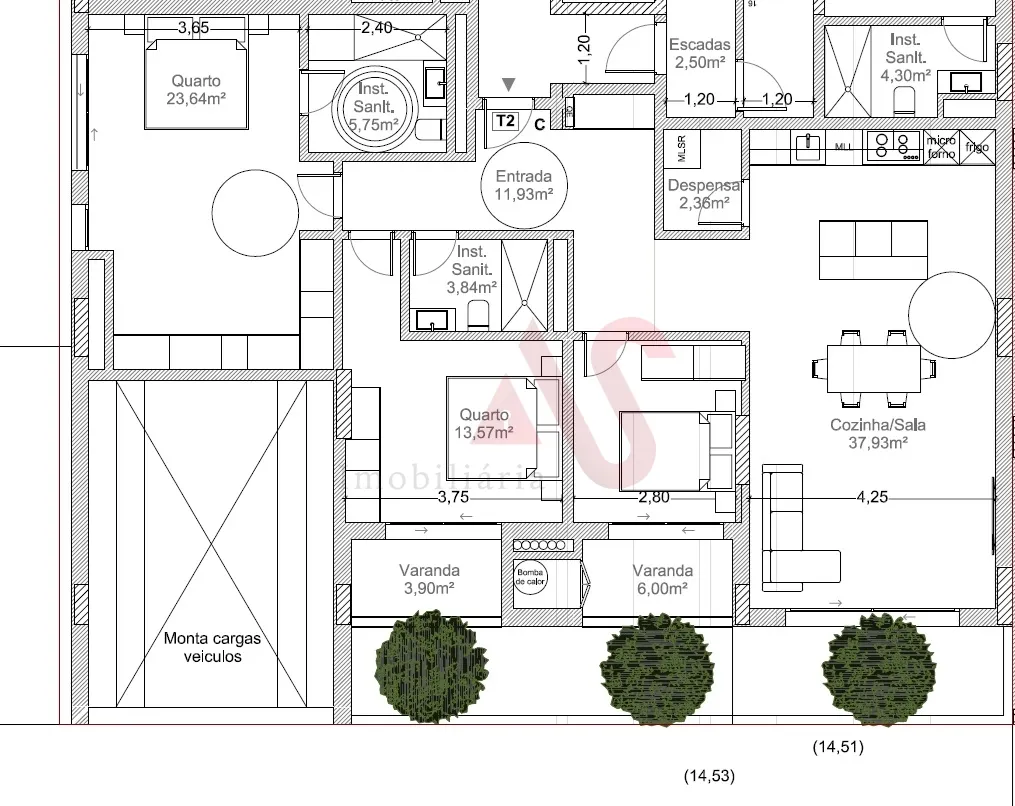 Apartamento T3 - Arma��o de Pera, Silves, Faro (Algarve) - Miniatura: 2/3