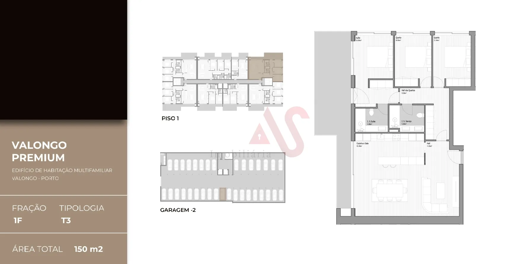 Apartamento T3 - Valongo, Valongo, Porto - Miniatura: 2/3