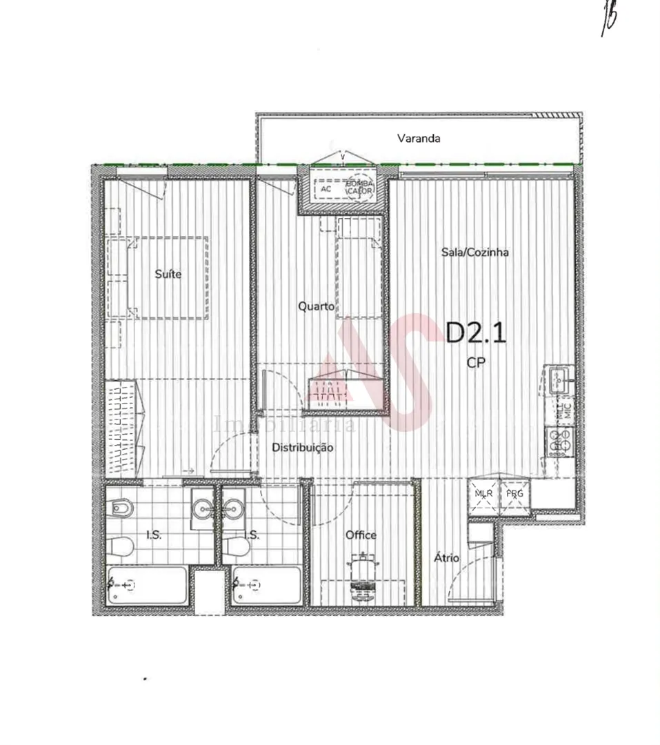 Apartamento T2 - Oliveira do Douro, Vila Nova de Gaia, Porto - Miniatura: 2/3