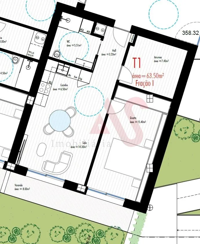 Apartamento T2 - Freamunde, Pa�os de Ferreira, Porto - Miniatura: 2/2