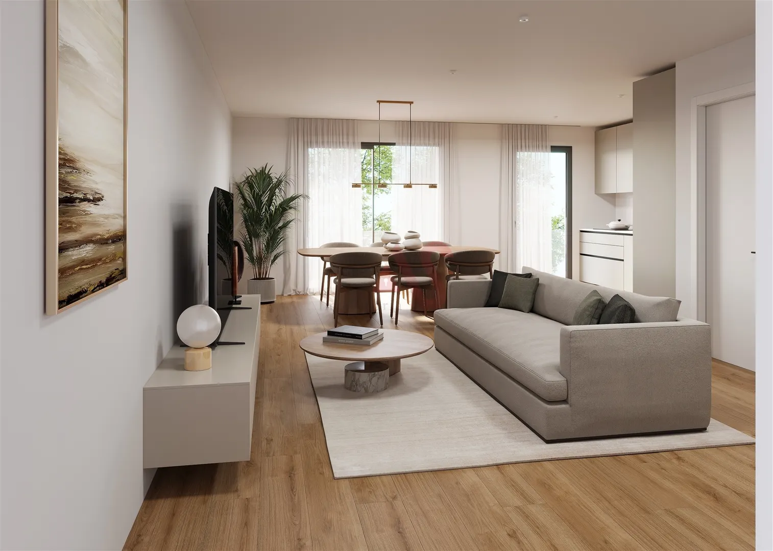 Apartamento T3 - Vila Cova da Lixa, Felgueiras, Porto - Imagem grande