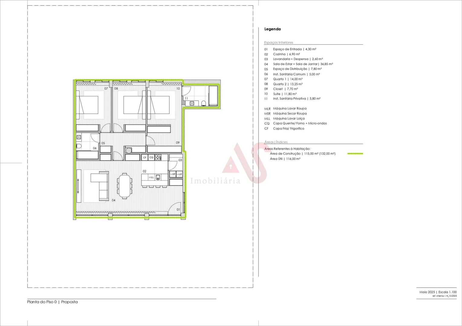 Apartamento T3 - Caldas de Vizela, Vizela, Braga - Miniatura: 2/3