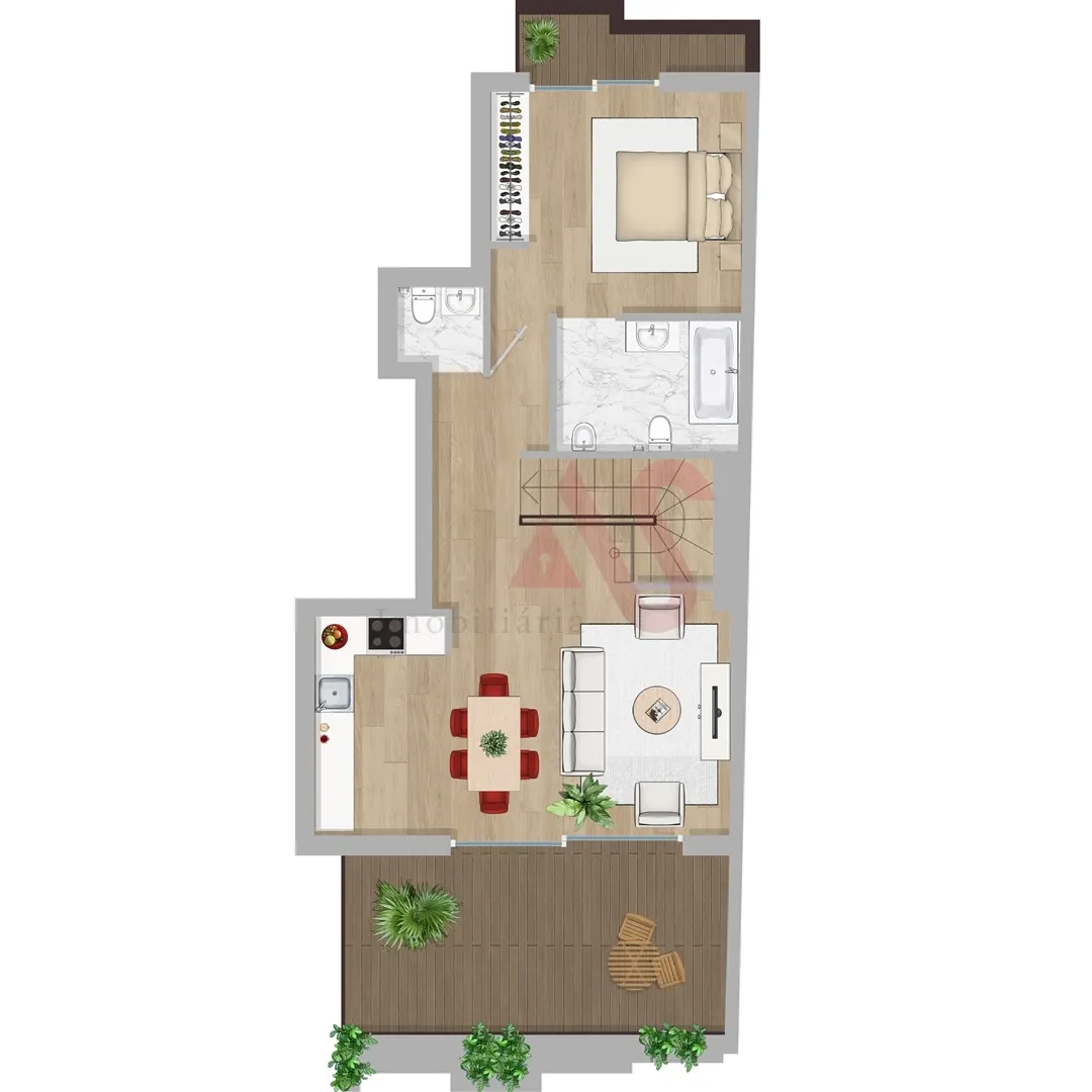 Apartamento T3 - Cedofeita, Porto, Porto - Miniatura: 2/3