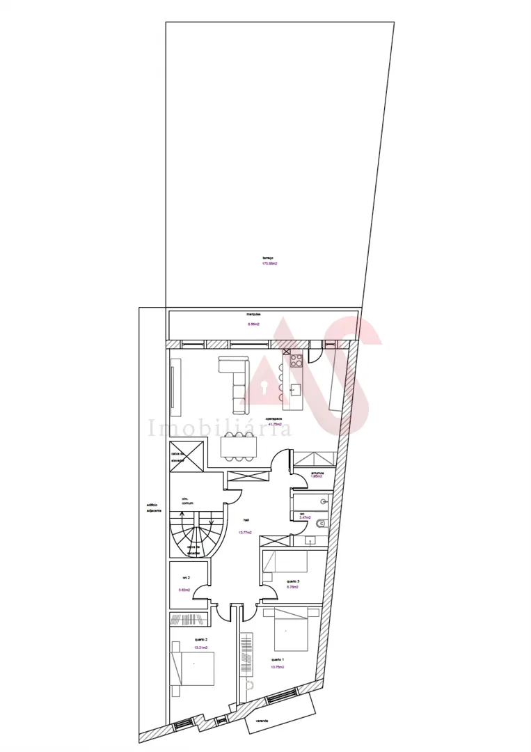 Apartamento T2 - P�voa de Varzim, P�voa de Varzim, Porto - Miniatura: 2/3