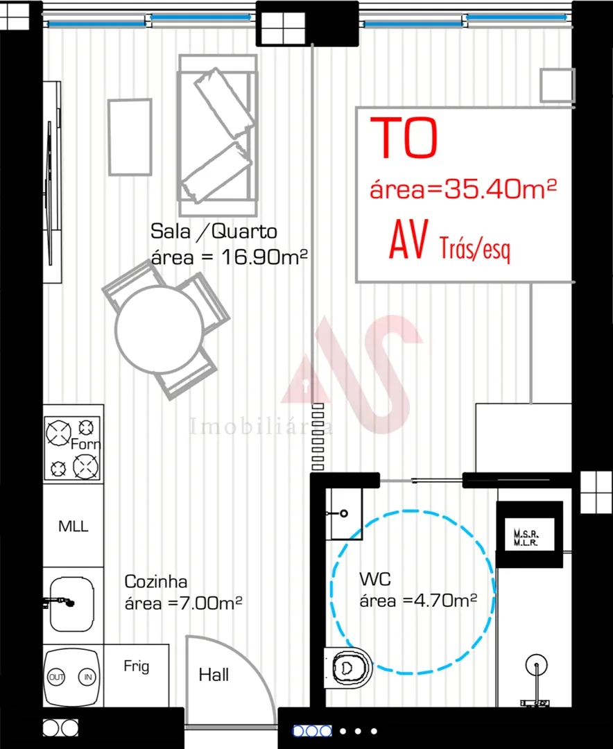 Apartamento T0 - Cristelos, Lousada, Porto - Miniatura: 2/3