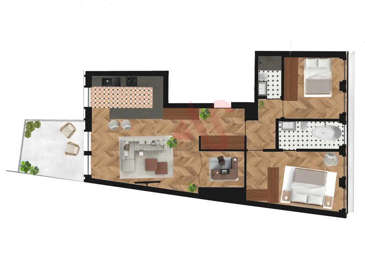 Apartamento T3 - Cedofeita, Porto, Porto - Miniatura: 2/3