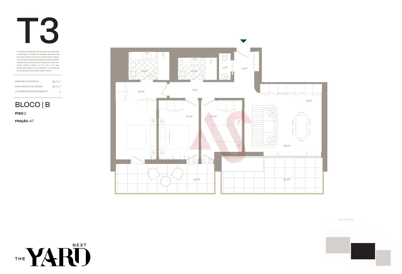 Apartamento T3 - Santa Marinha, Vila Nova de Gaia, Porto - Miniatura: 2/3