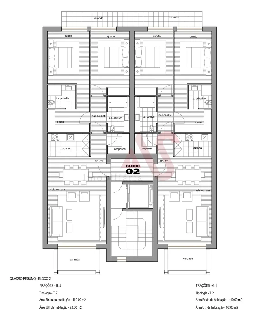 Apartamento T2 - Infias, Vizela, Braga - Miniatura: 2/3