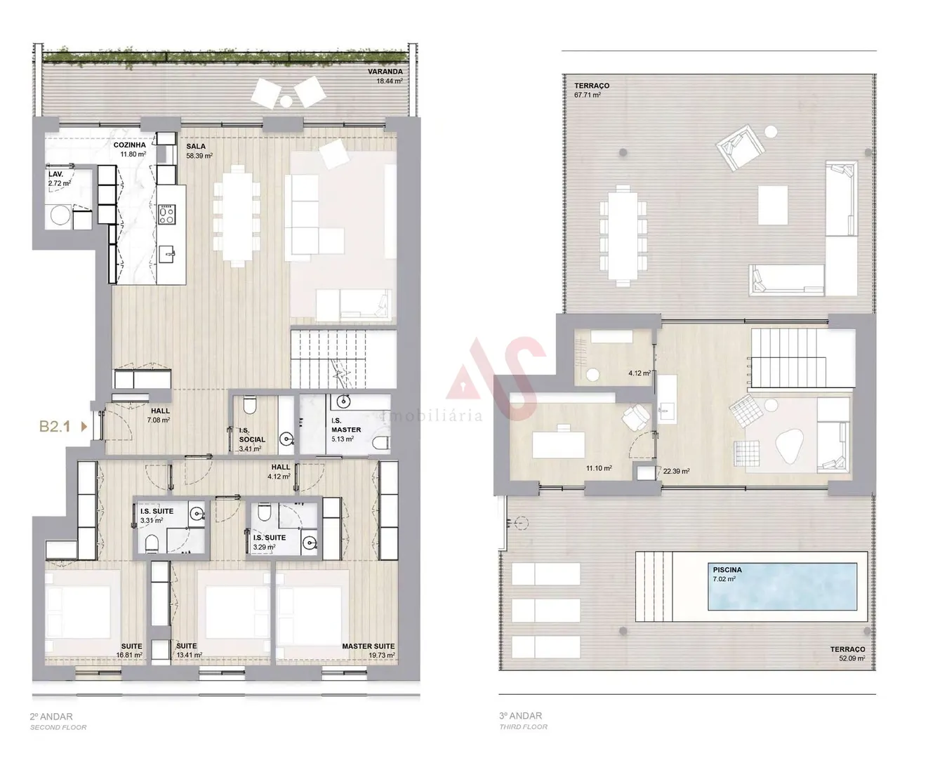 Apartamento T3 - Aldoar, Porto, Porto - Miniatura: 2/3