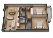 Apartamento T2 - Cristelos, Lousada, Porto - Miniatura: 2/3