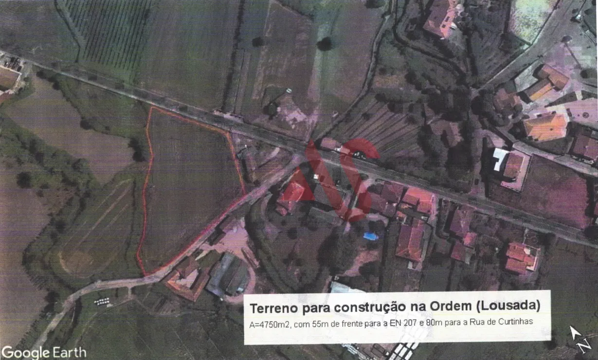 Terreno Urbano T0 - Cristelos, Lousada, Porto - Miniatura: 1/9