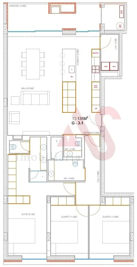 Apartamento T3 - Costa, Guimares, Braga - Miniatura: 2/3