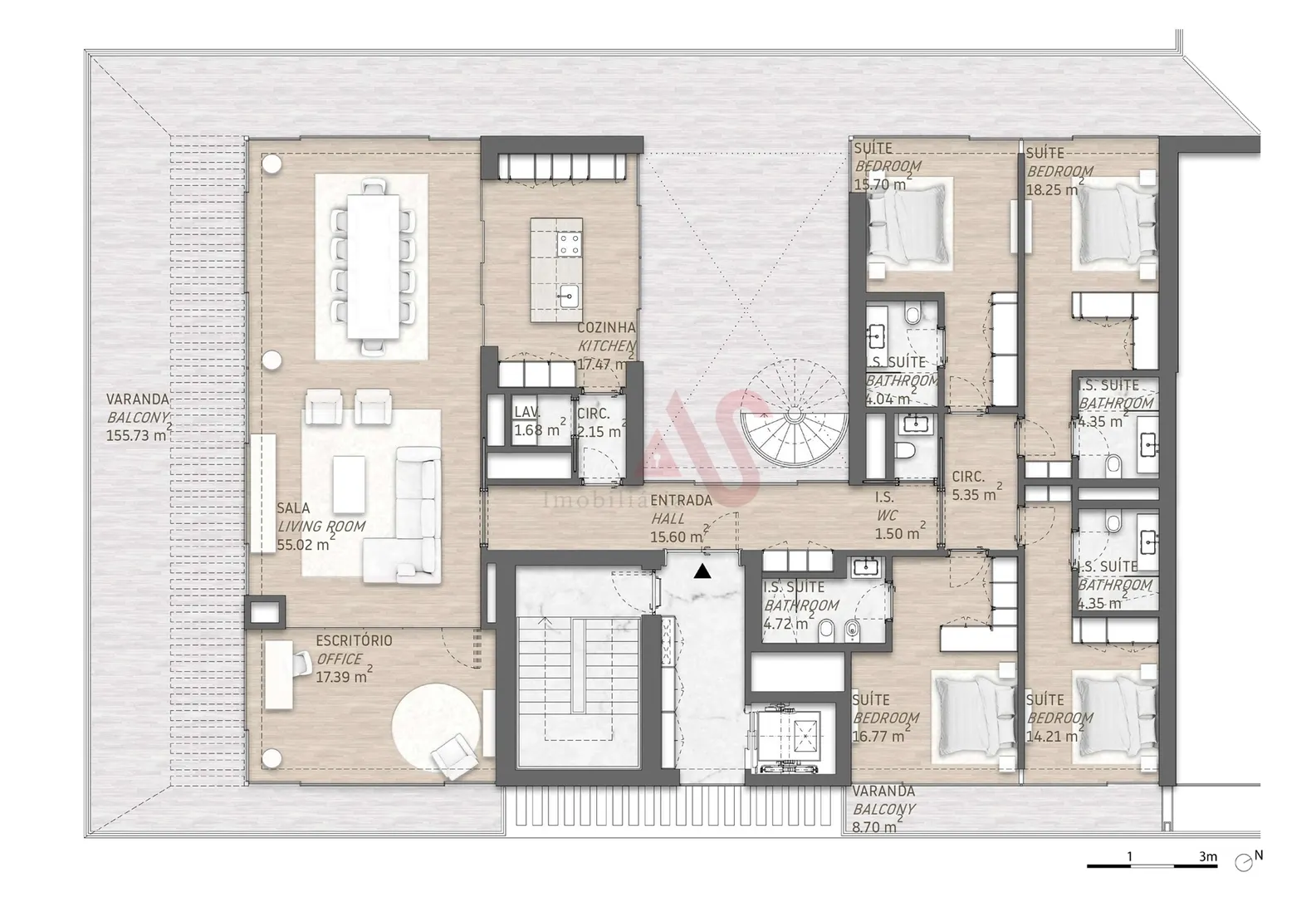 Apartamento T4 - Quarteira, Loul, Faro (Algarve) - Miniatura: 2/3