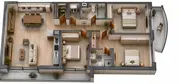 Apartamento T3 - Cristelos, Lousada, Porto - Miniatura: 2/3