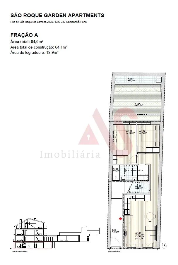 Apartamento T2 - Campanh�, Porto, Porto - Miniatura: 2/3