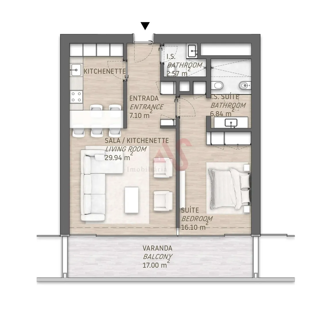 Apartamento T1 - Quarteira, Loul, Faro (Algarve) - Miniatura: 2/3