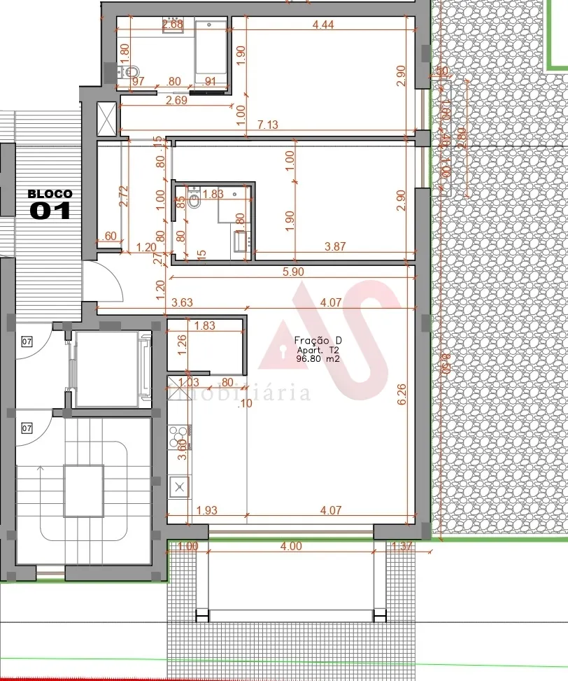Apartamento T2 - Infias, Vizela, Braga - Miniatura: 2/3