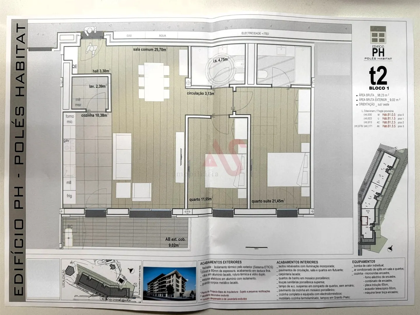 Apartamento T2 - Caldas de Vizela, Vizela, Braga - Miniatura: 2/3