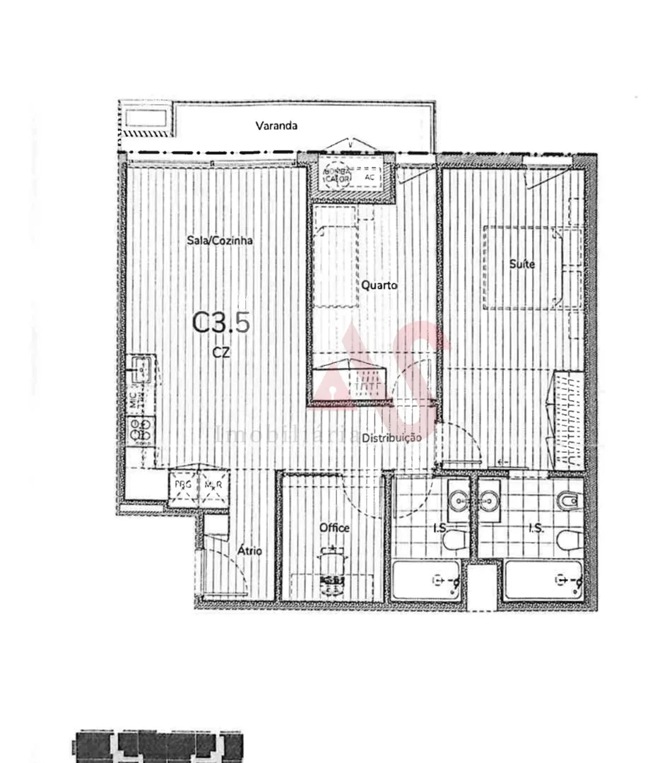 Apartamento T2 - Oliveira do Douro, Vila Nova de Gaia, Porto - Miniatura: 2/3