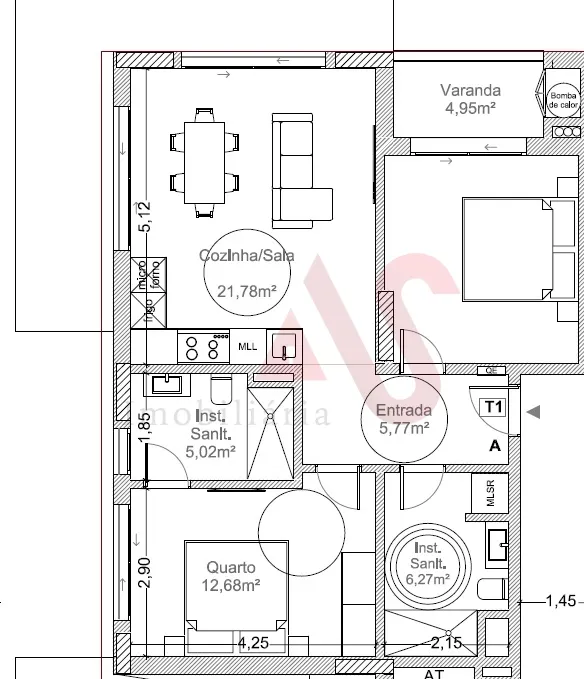 Apartamento T2 - Arma��o de Pera, Silves, Faro (Algarve) - Miniatura: 2/3