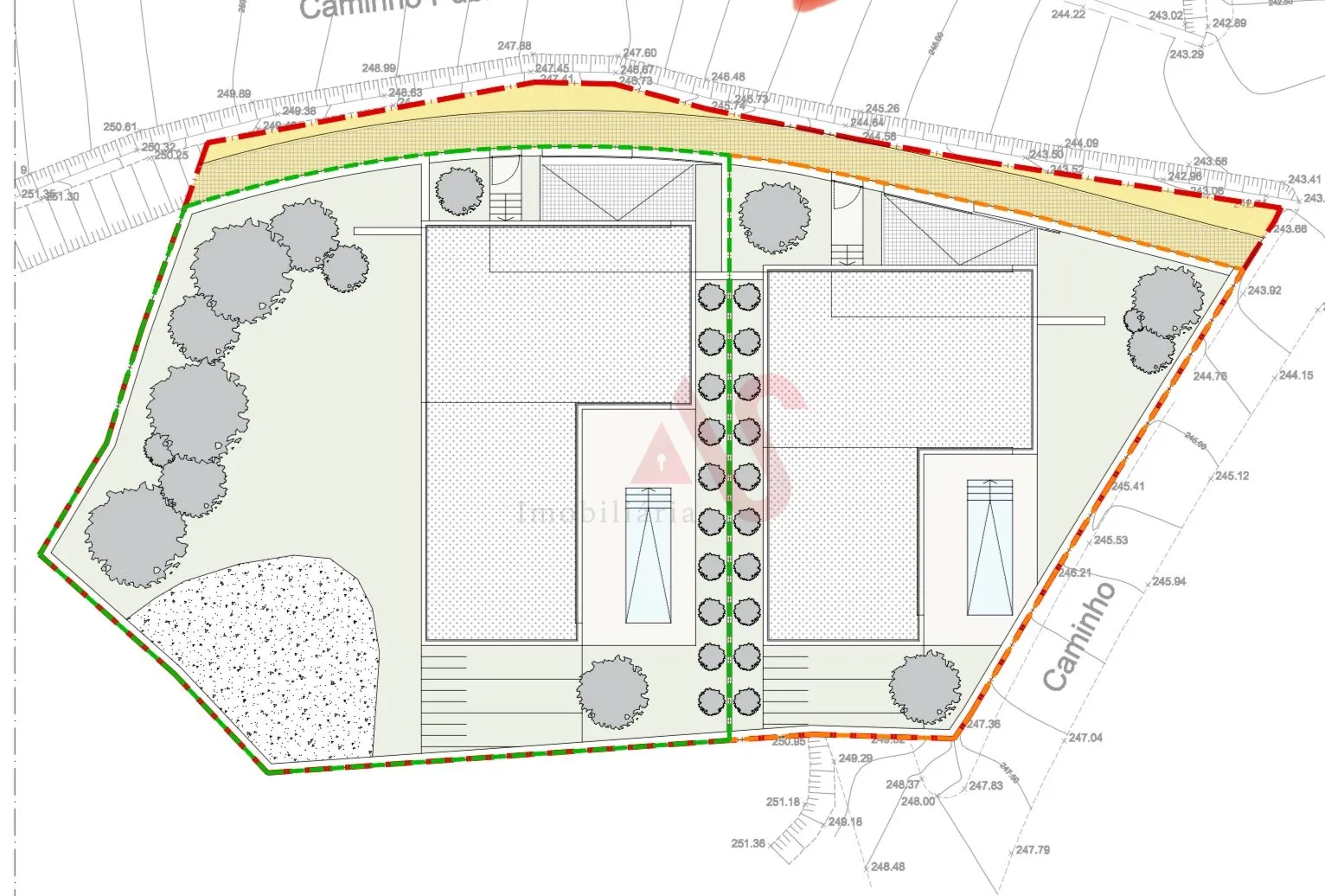 Terreno Urbano T0 - Santa Eullia, Vizela, Braga - Miniatura: 2/3