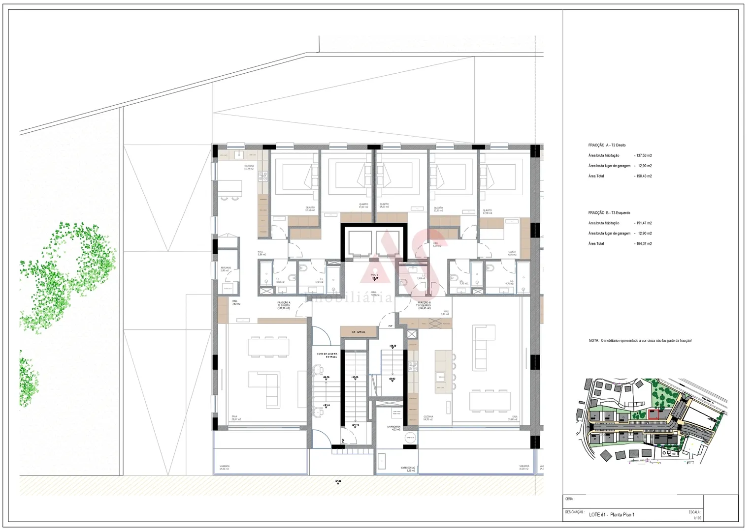 Apartamento T2 - Nogueira, Braga, Braga - Miniatura: 2/3