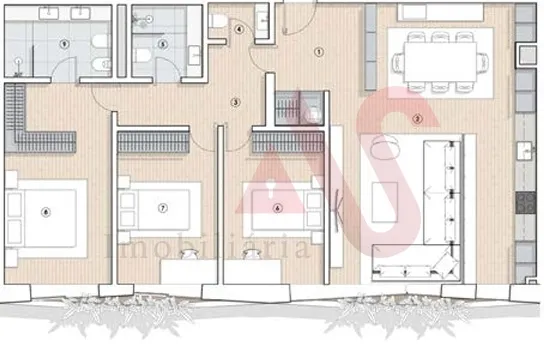 Apartamento T3 - Paranhos, Porto, Porto - Miniatura: 2/3