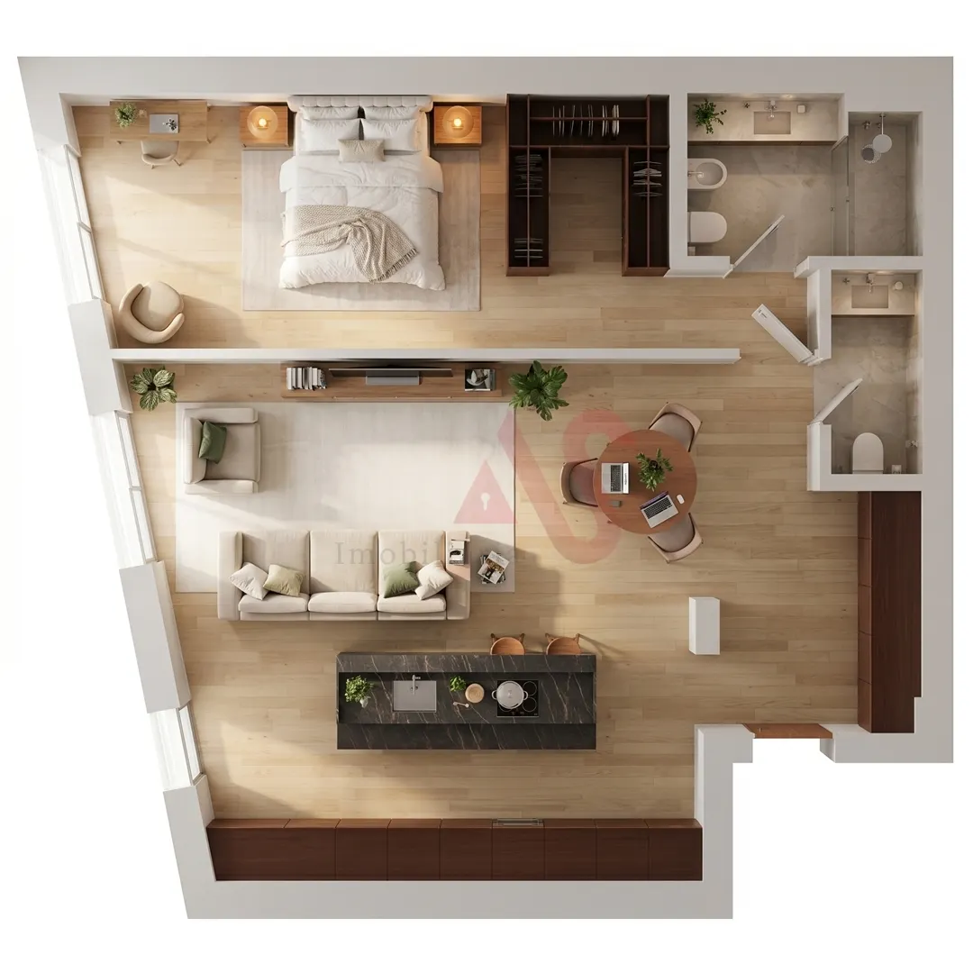 Apartamento T1 - Vila do Conde, Vila do Conde, Porto - Miniatura: 2/2
