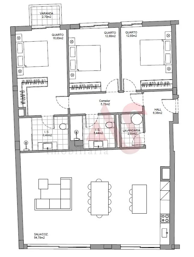 Apartamento T3 - Silvares, Lousada, Porto - Miniatura: 4/9