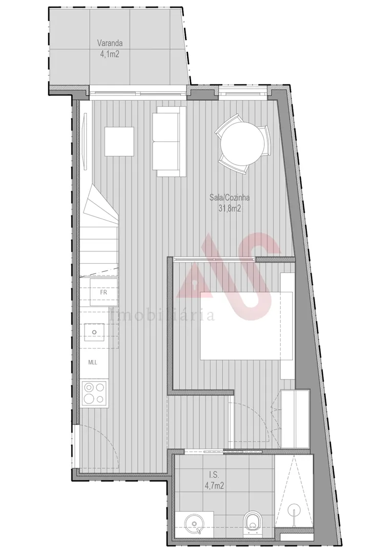Apartamento T2 - Paranhos, Porto, Porto - Miniatura: 2/3