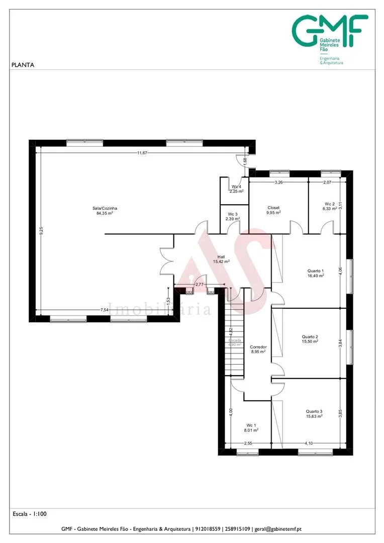 Moradia T3 - Santa Eul�lia, Vizela, Braga - Miniatura: 2/3