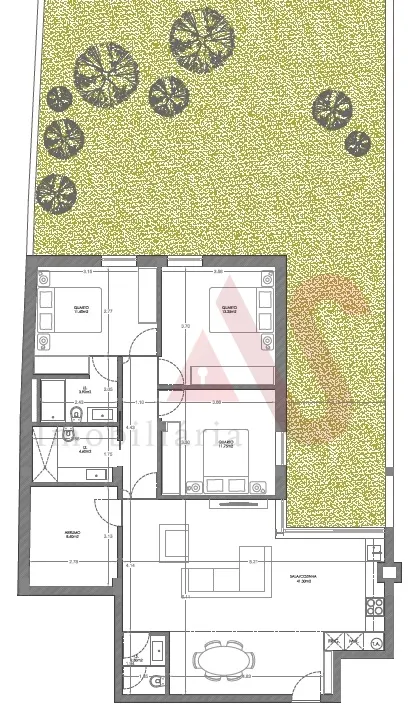 Apartamento T3 - Campanh�, Porto, Porto - Miniatura: 2/3