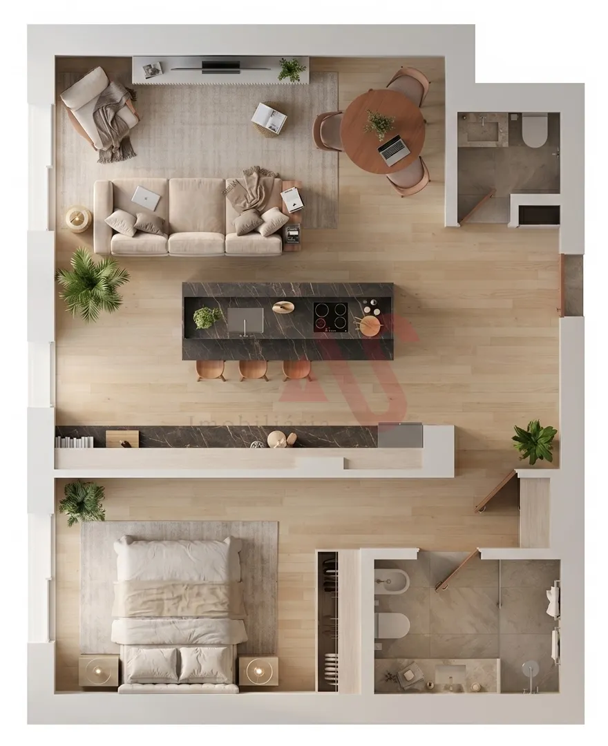 Apartamento T1 - Vila do Conde, Vila do Conde, Porto - Miniatura: 2/2
