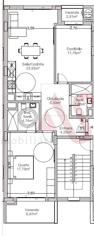 Apartamento T2 - Arma��o de Pera, Silves, Faro (Algarve) - Miniatura: 2/3