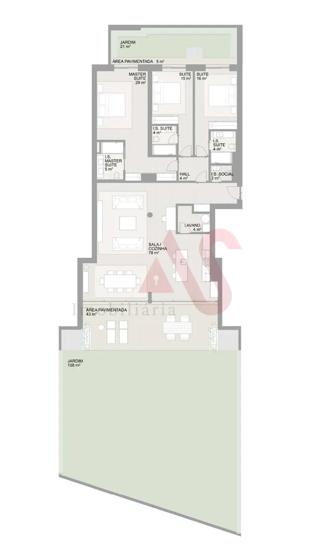Apartamento T3 - Aldoar, Porto, Porto - Miniatura: 2/3