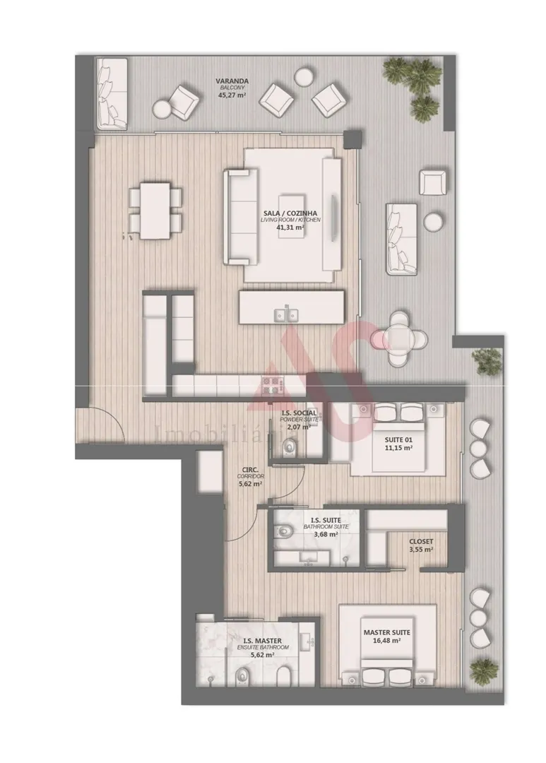 Apartamento T2 - Quarteira, Loul, Faro (Algarve) - Miniatura: 2/3