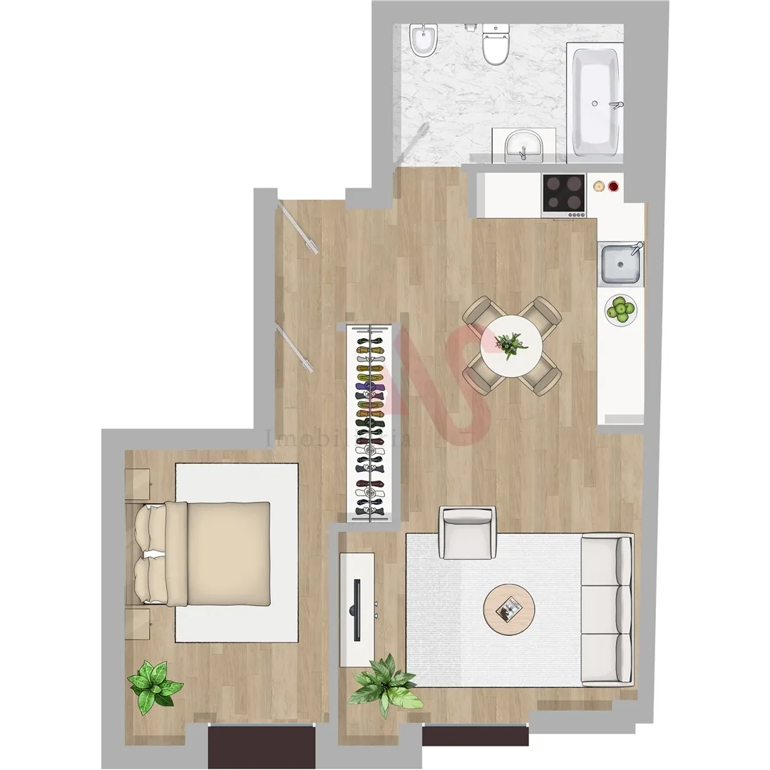 Apartamento T1 - Cedofeita, Porto, Porto - Miniatura: 2/3