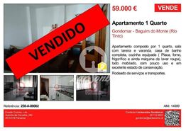 Apartamento T1 - Baguim do Monte, Gondomar, Porto