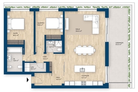 Apartamento T2 - Canidelo, Vila Nova de Gaia, Porto - Miniatura: 10/10