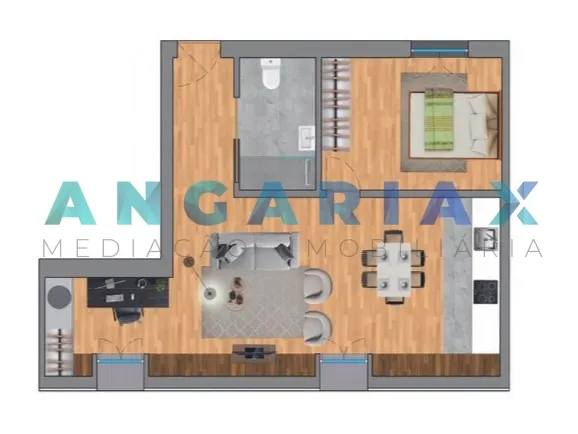 Apartamento T1 - Leiria, Leiria, Leiria - Miniatura: 2/3