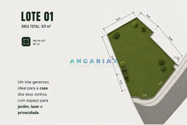 Terreno R�stico T0 - Marinha Grande, Marinha Grande, Leiria - Imagem grande