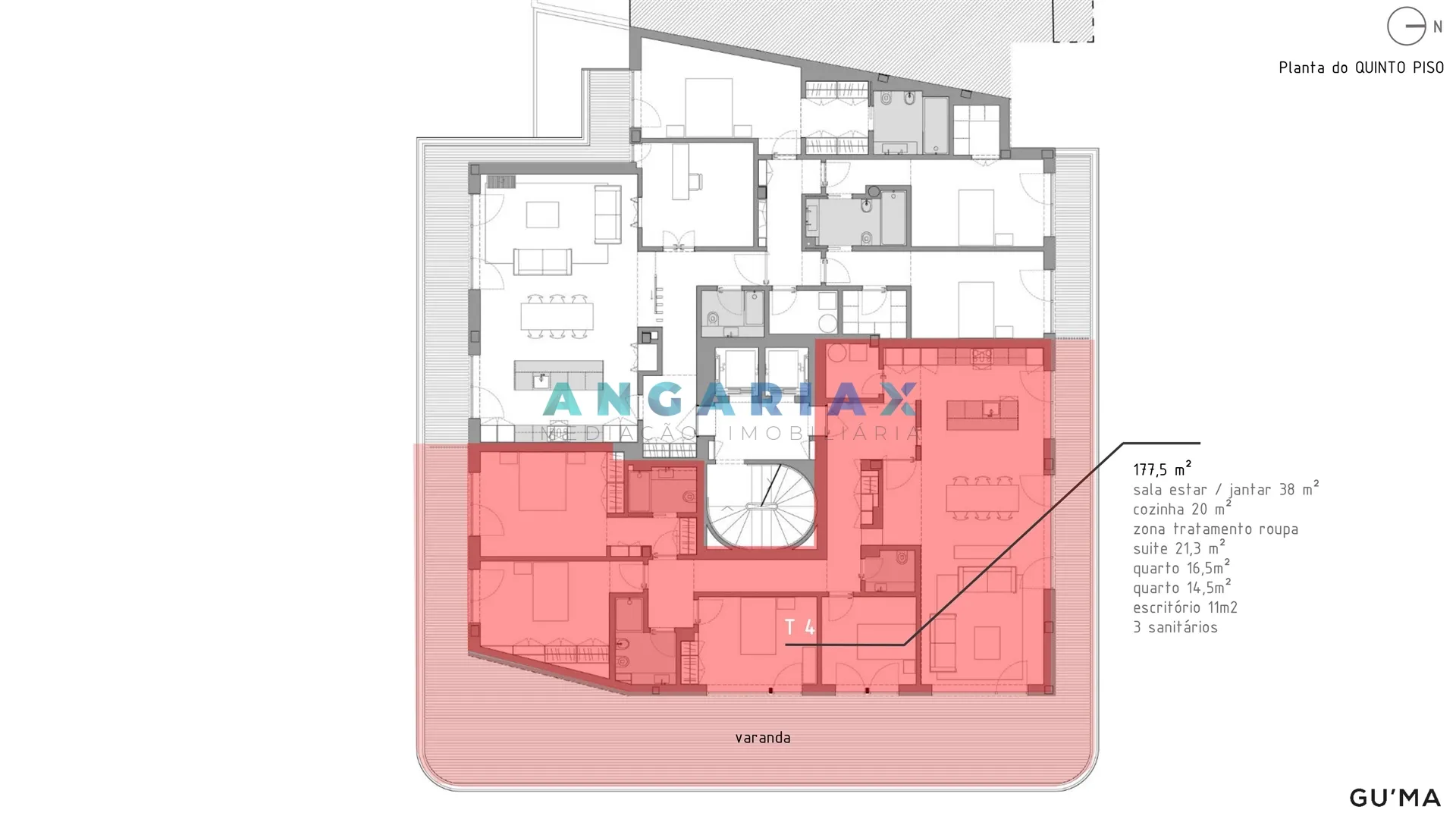 Apartamento T4 - Leiria, Leiria, Leiria - Miniatura: 2/3
