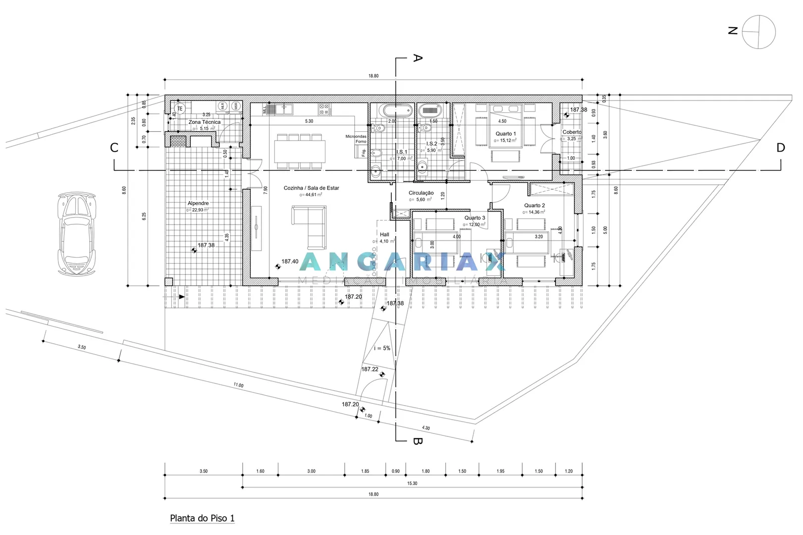 Moradia T3 - Matas, Our�m, Santar�m - Miniatura: 2/3