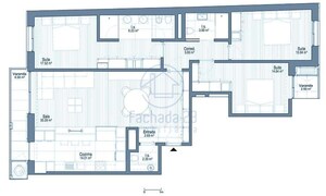 Apartamento T3 - Mafamude, Vila Nova de Gaia, Porto - Miniatura: 9/9