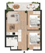 Apartamento T2 - Vilar de Andorinho, Vila Nova de Gaia, Porto - Miniatura: 14/14