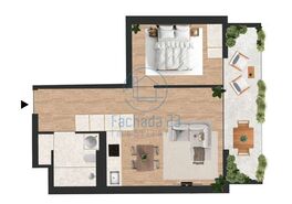 Apartamento T1 - Vilar de Andorinho, Vila Nova de Gaia, Porto - Miniatura: 14/14