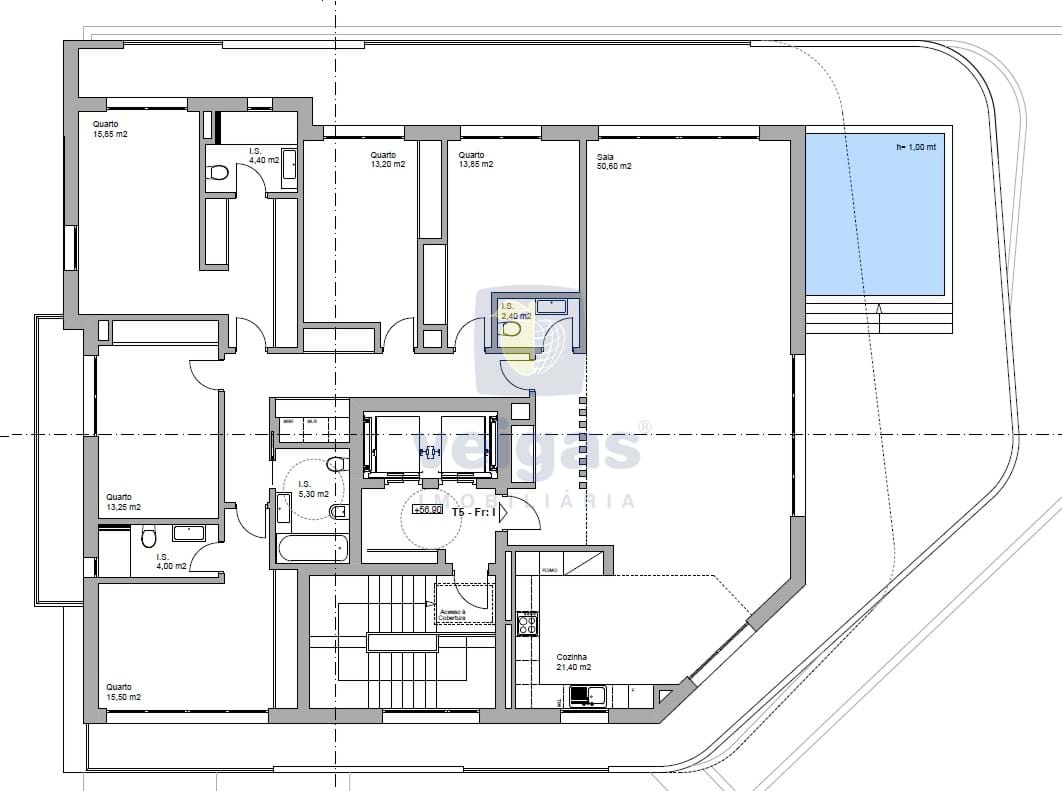 Apartamento T5 - Santo Onofre, Caldas da Rainha, Leiria - Miniatura: 13/26