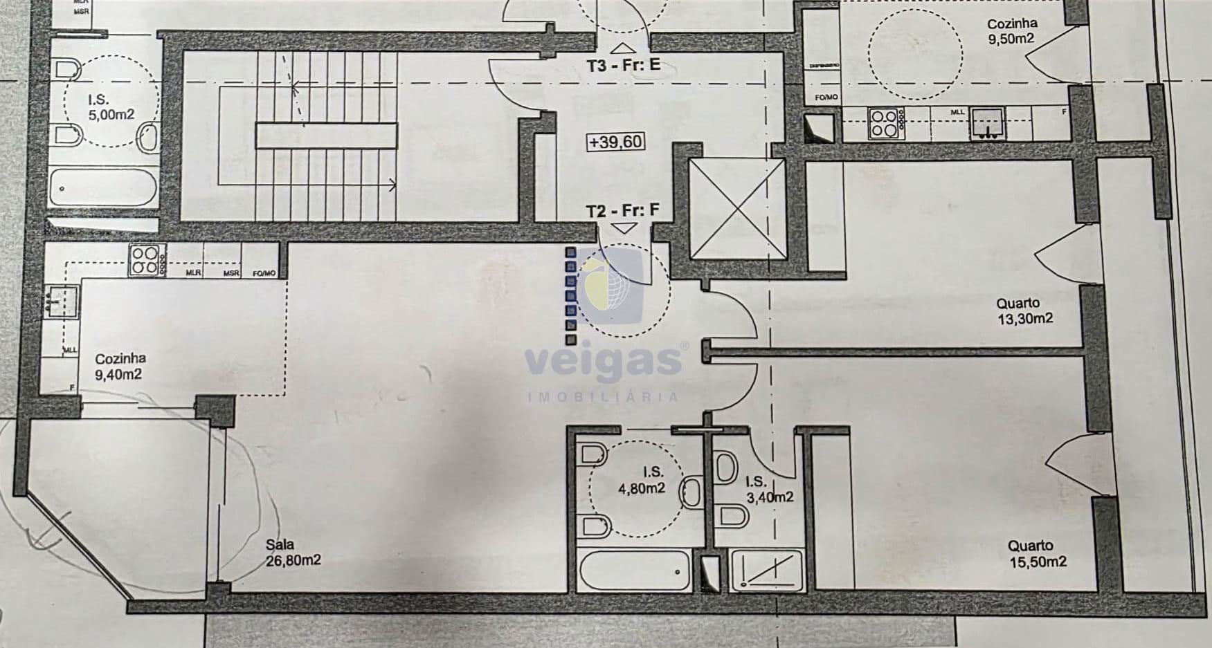 Apartamento T2 - Santo Onofre, Caldas da Rainha, Leiria - Miniatura: 1/6
