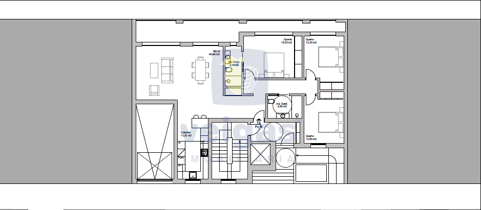 Apartamento T3 - Santo Onofre, Caldas da Rainha, Leiria - Miniatura: 11/11