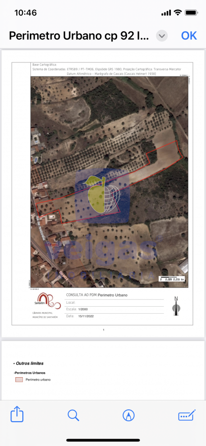 Terreno R�stico T0 - Abitureiras, Santar�m, Santar�m - Miniatura: 20/20